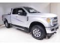 Ingot Silver - F250 Super Duty Lariat SuperCab 4x4 Photo No. 2