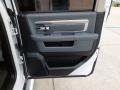 Black/Diesel Gray 2015 Ram 1500 Outdoorsman Crew Cab 4x4 Door Panel