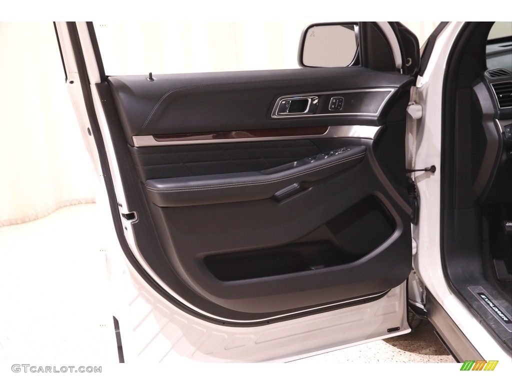 2018 Explorer Platinum 4WD - White Platinum / Ebony Black photo #4
