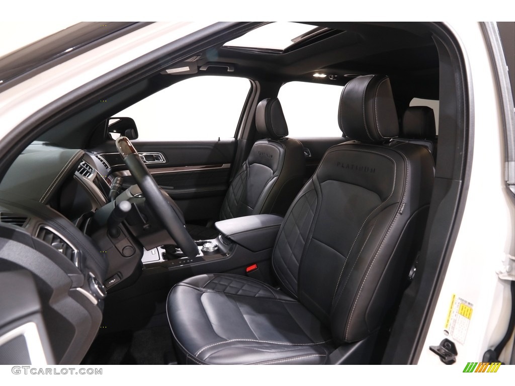 2018 Explorer Platinum 4WD - White Platinum / Ebony Black photo #5