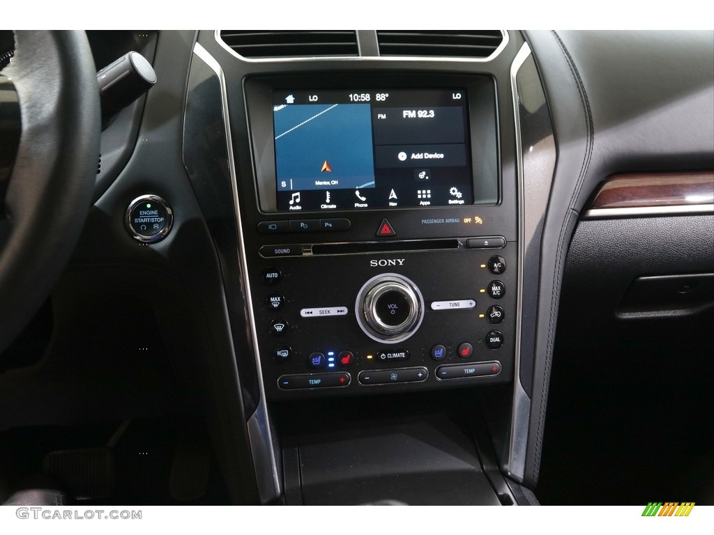 2018 Explorer Platinum 4WD - White Platinum / Ebony Black photo #9