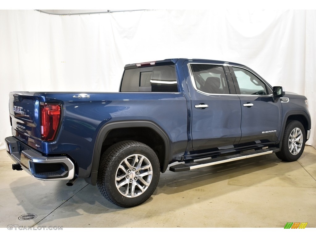 2021 Sierra 1500 SLT Crew Cab 4WD - Pacific Blue Metallic / Jet Black photo #2