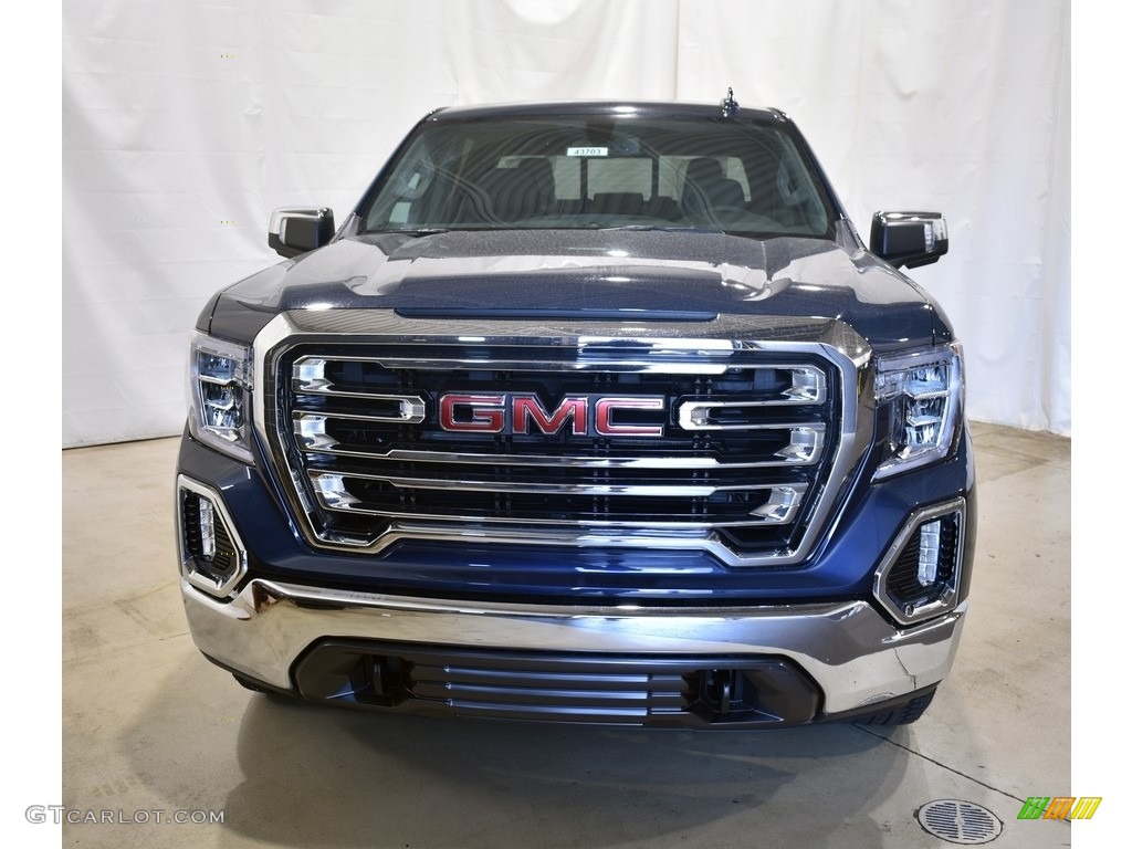 2021 Sierra 1500 SLT Crew Cab 4WD - Pacific Blue Metallic / Jet Black photo #4