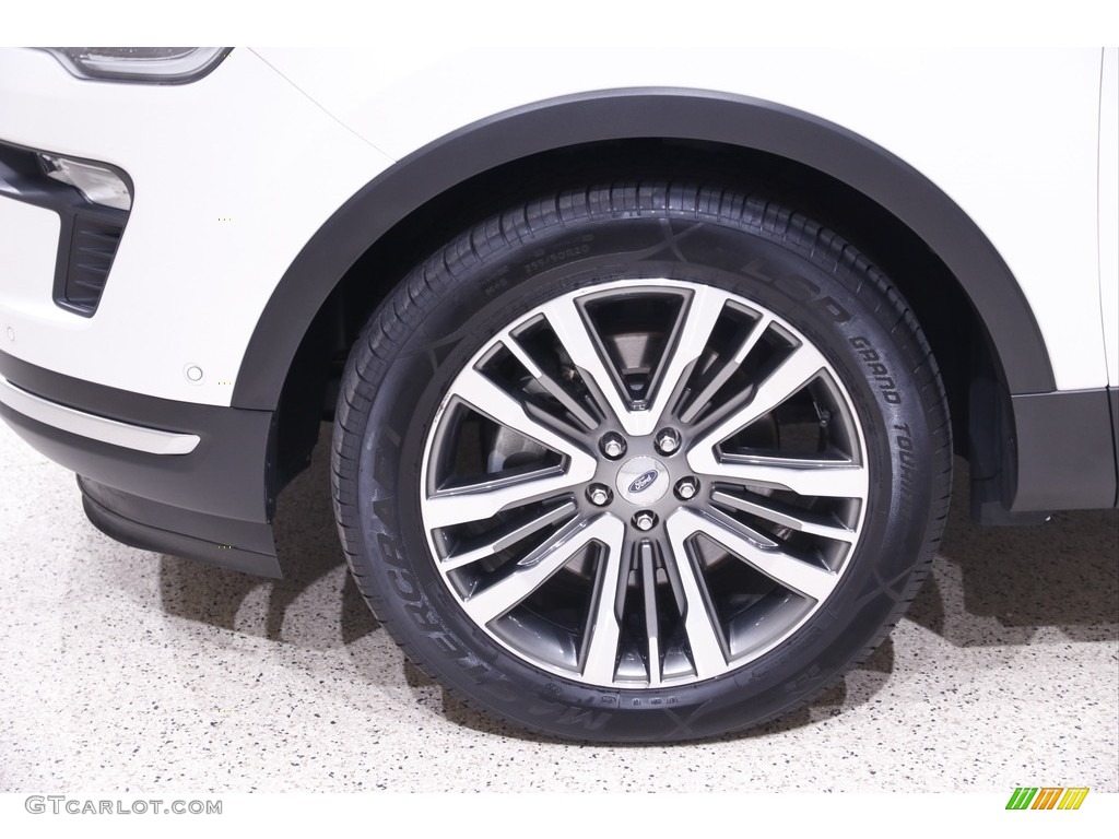 2018 Explorer Platinum 4WD - White Platinum / Ebony Black photo #24