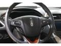 2015 Lincoln MKZ Ebony Interior Steering Wheel Photo