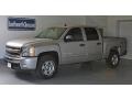 2009 Silver Birch Metallic Chevrolet Silverado 1500 LT Crew Cab 4x4  photo #1