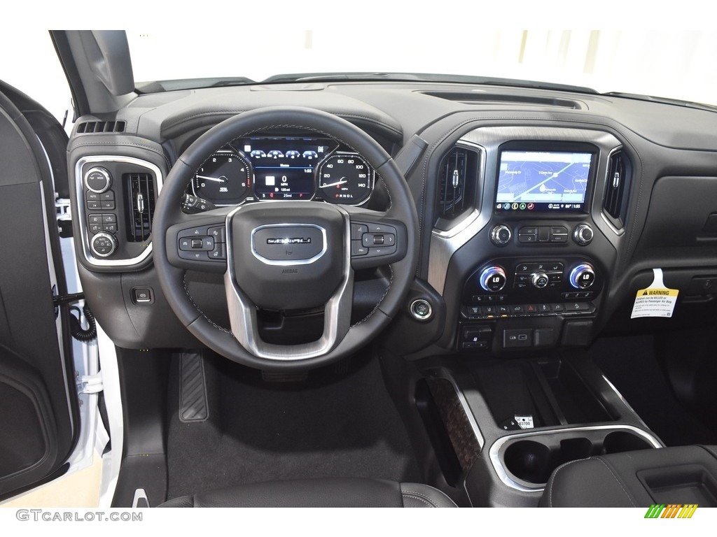 2022 GMC Sierra 2500HD Denali Crew Cab 4WD Jet Black Dashboard Photo #142615263