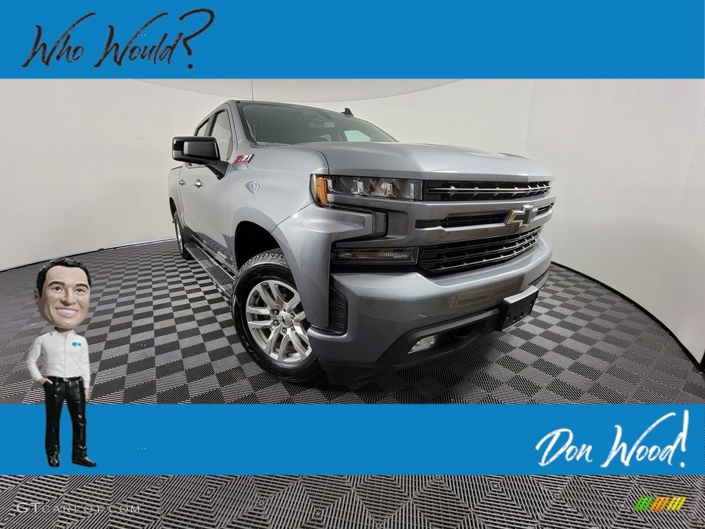 2020 Silverado 1500 RST Crew Cab 4x4 - Satin Steel Metallic / Jet Black photo #1