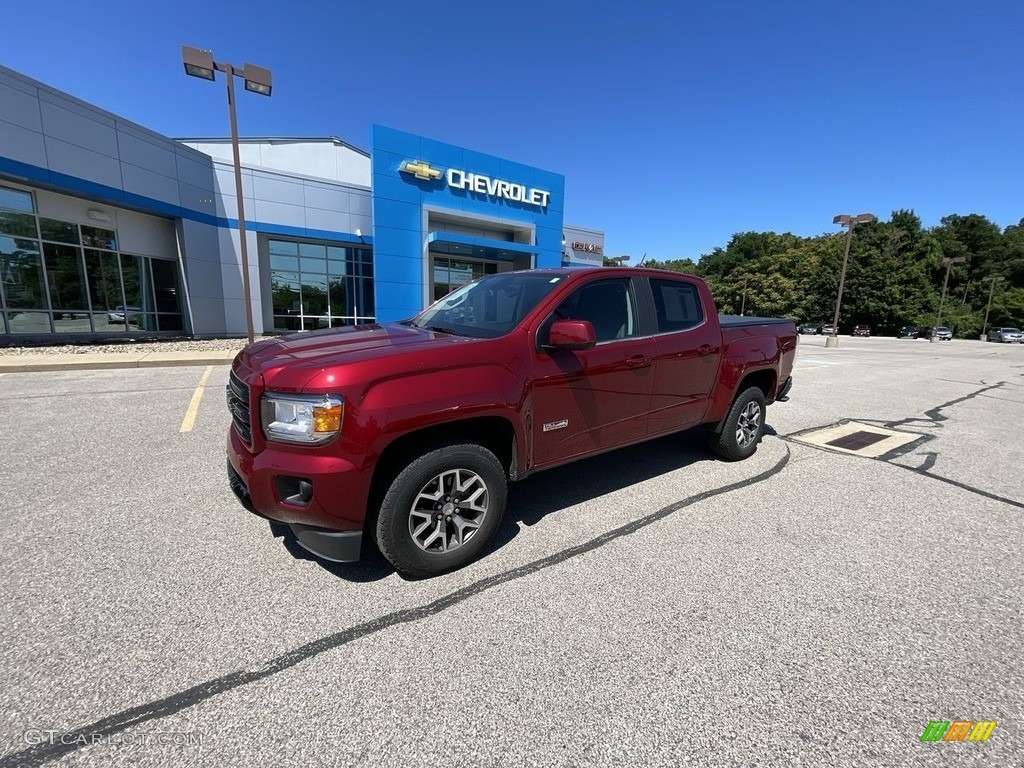 Red Quartz Tintcoat 2020 GMC Canyon All Terrain Crew Cab 4WD Exterior Photo #142615365