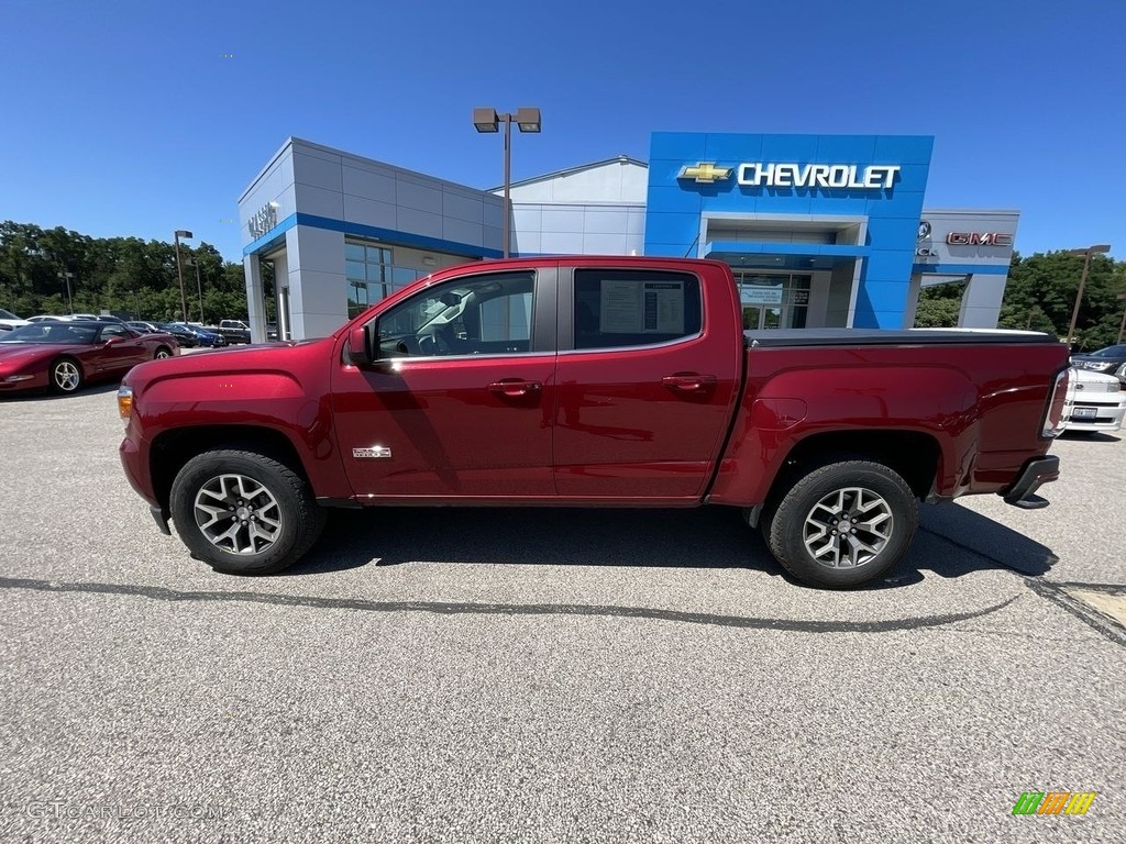 Red Quartz Tintcoat 2020 GMC Canyon All Terrain Crew Cab 4WD Exterior Photo #142615371