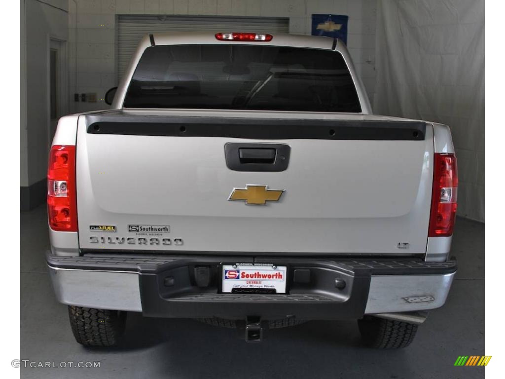 2009 Silverado 1500 LT Crew Cab 4x4 - Silver Birch Metallic / Ebony photo #3