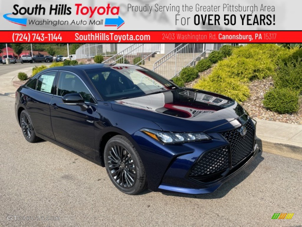 2021 Avalon Hybrid XSE - Blueprint / Black photo #1