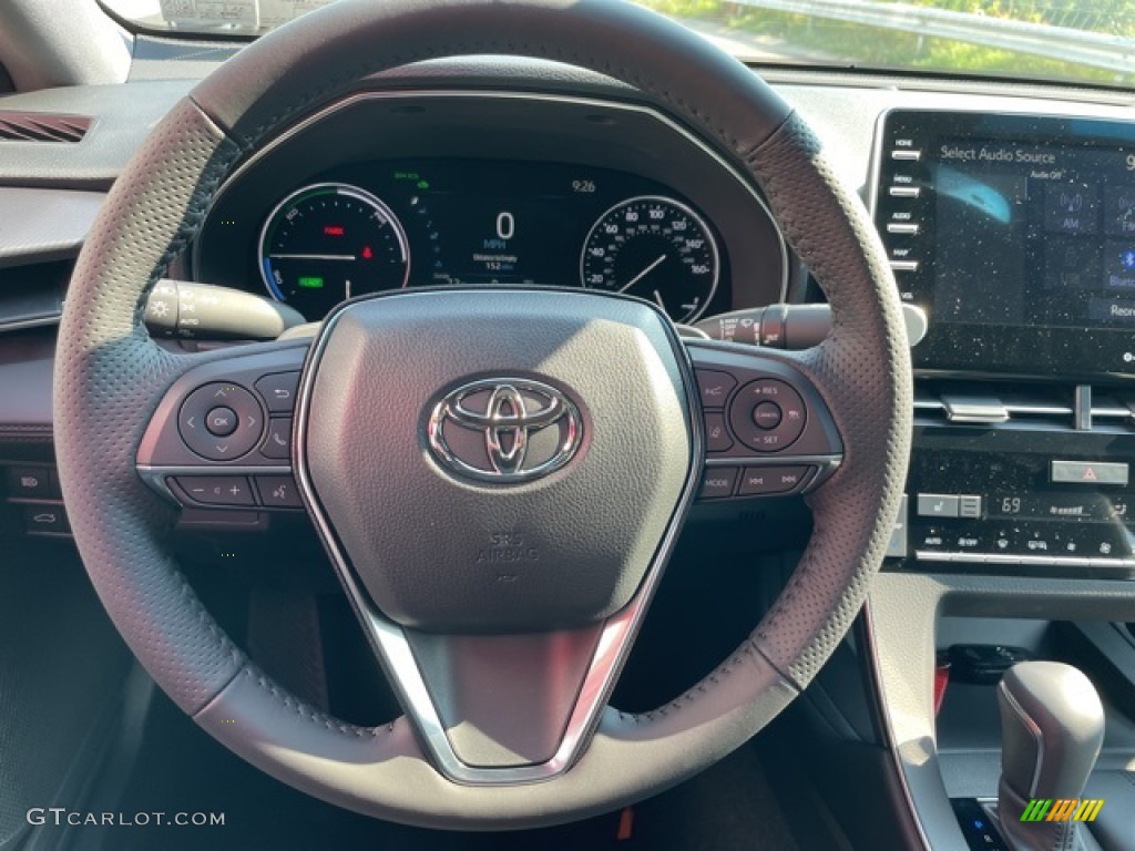 2021 Toyota Avalon Hybrid XSE Black Steering Wheel Photo #142617007