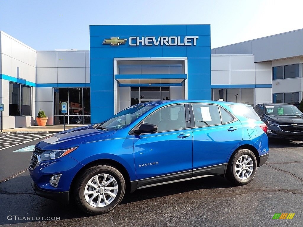 2019 Equinox LS AWD - Kinetic Blue Metallic / Medium Ash Gray photo #1