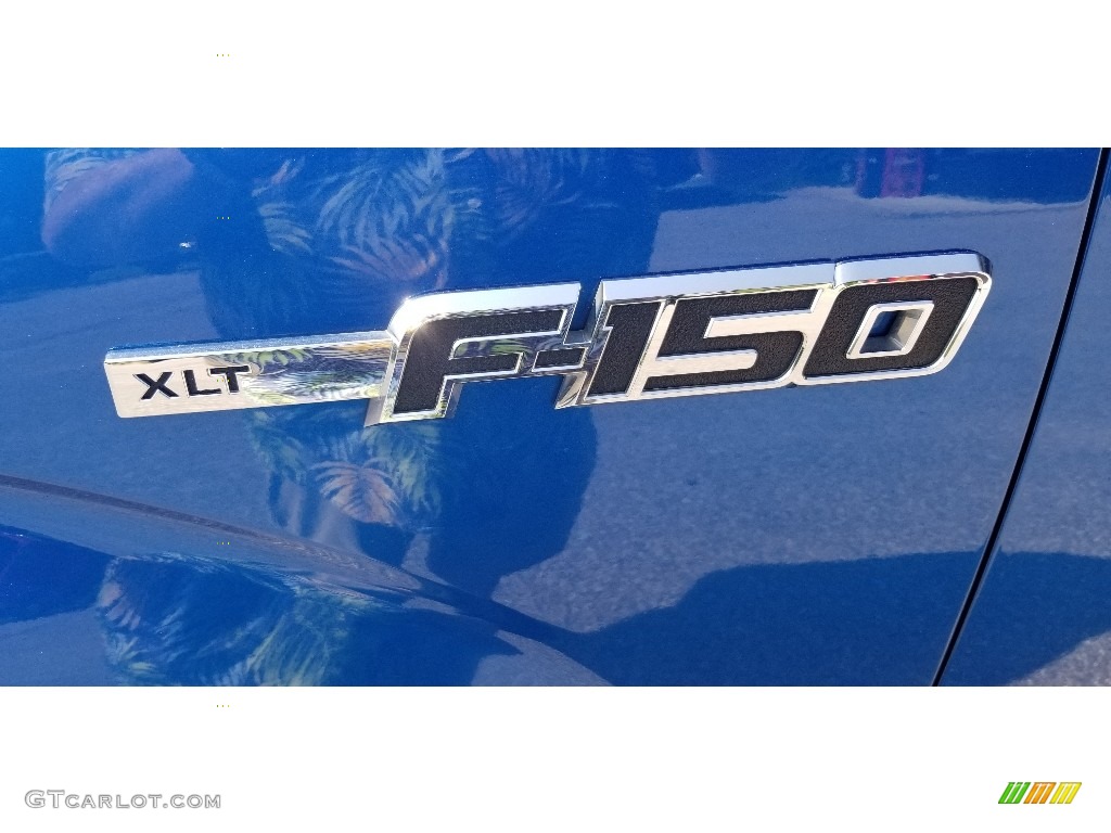 2014 F150 XLT SuperCrew 4x4 - Blue Flame / Steel Grey photo #11