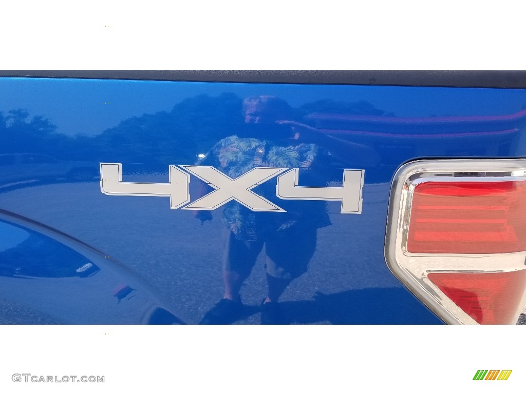 2014 F150 XLT SuperCrew 4x4 - Blue Flame / Steel Grey photo #34