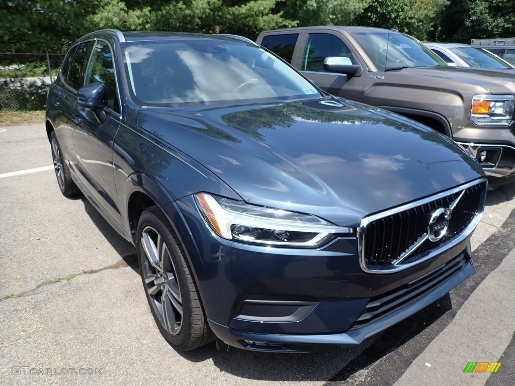 2021 XC60 T5 AWD Momentum - Denim Blue Metallic / Charcoal photo #2