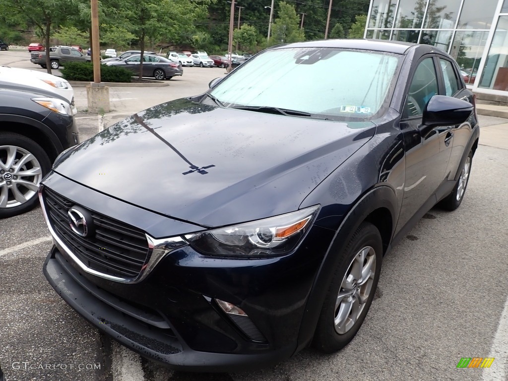 2019 CX-3 Sport AWD - Deep Crystal Blue Mica / Black photo #1