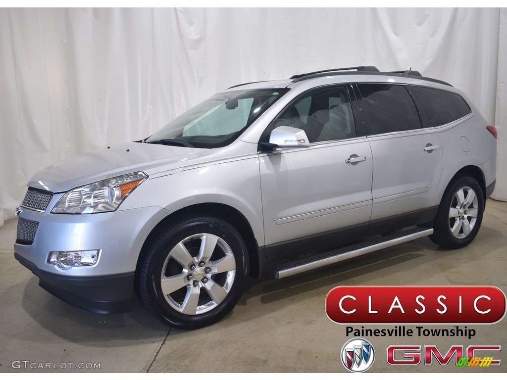 2011 Traverse LTZ AWD - Silver Ice Metallic / Cashmere/Ebony photo #1