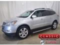 2011 Silver Ice Metallic Chevrolet Traverse LTZ AWD  photo #1