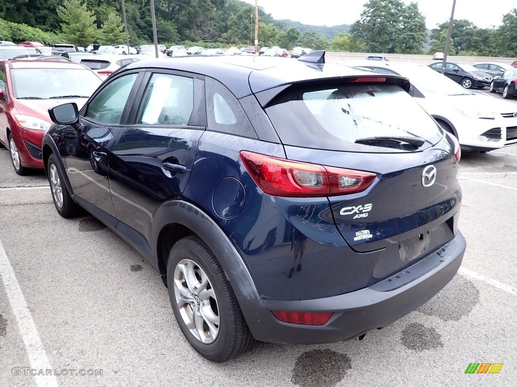 2019 CX-3 Sport AWD - Deep Crystal Blue Mica / Black photo #2