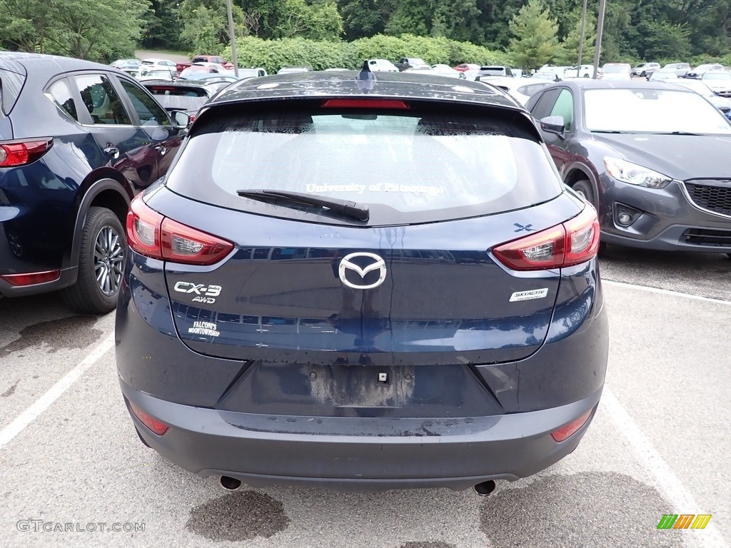 2019 CX-3 Sport AWD - Deep Crystal Blue Mica / Black photo #3