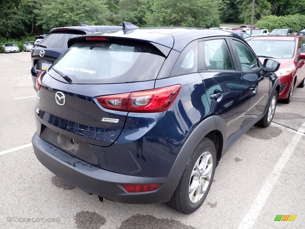 2019 CX-3 Sport AWD - Deep Crystal Blue Mica / Black photo #4