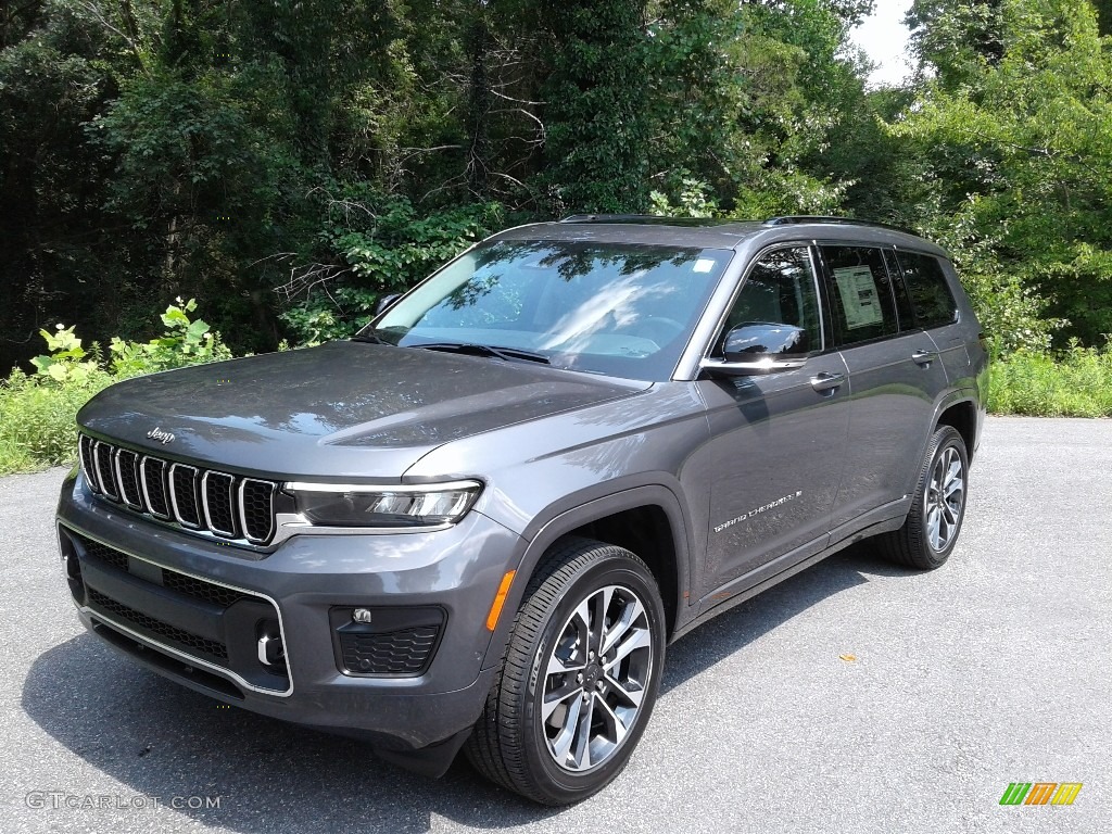 Baltic Gray Metallic 2021 Jeep Grand Cherokee L Overland 4x4 Exterior Photo #142619470