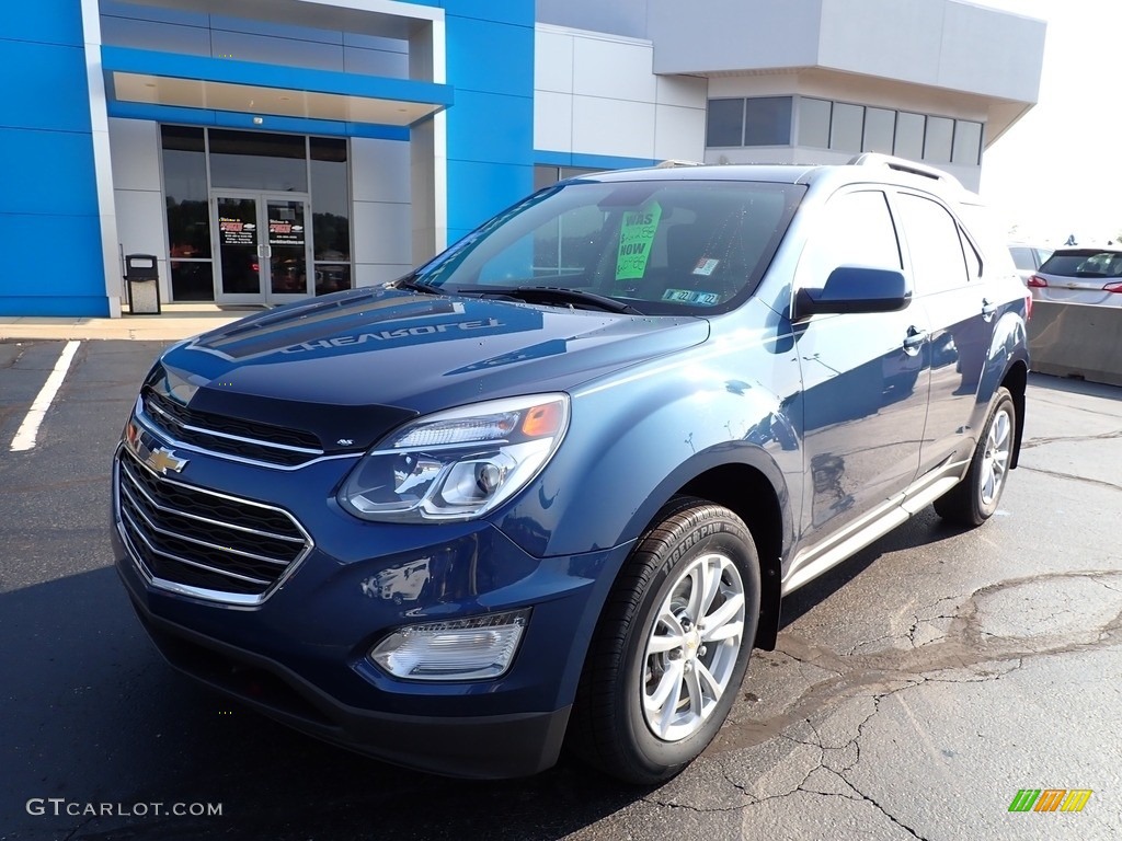 2017 Equinox LT AWD - Patriot Blue Metallic / Light Titanium/Jet Black photo #2