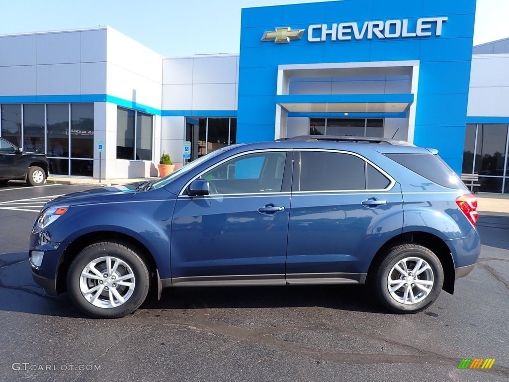 2017 Equinox LT AWD - Patriot Blue Metallic / Light Titanium/Jet Black photo #3