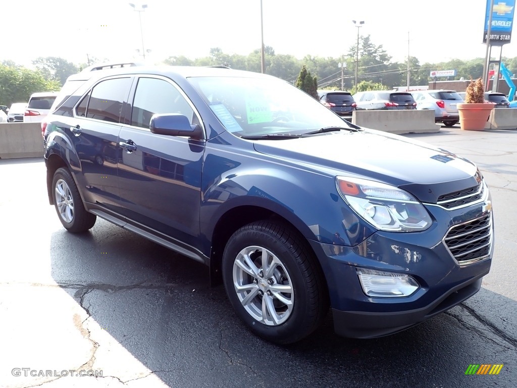 2017 Equinox LT AWD - Patriot Blue Metallic / Light Titanium/Jet Black photo #11