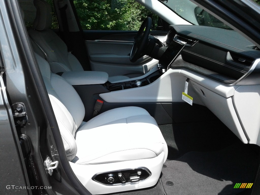 Global Black/Steel Gray Interior 2021 Jeep Grand Cherokee L Overland 4x4 Photo #142619950