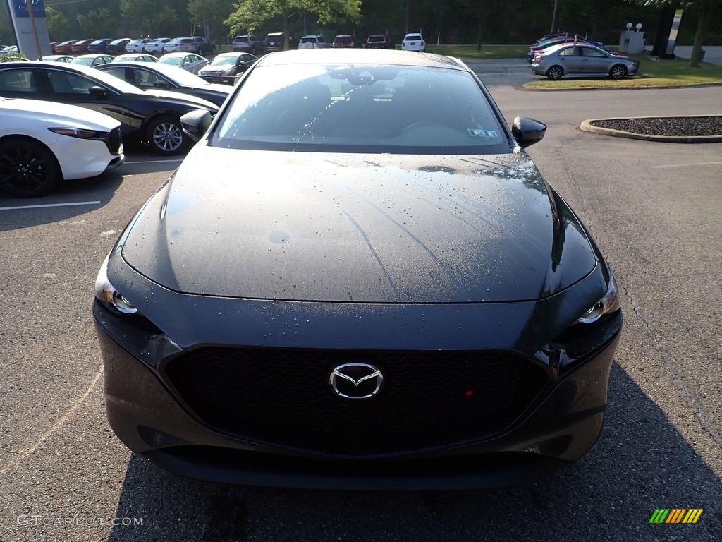 2021 Mazda3 Preferred Hatchback AWD - Machine Gray Metallic / Black photo #8
