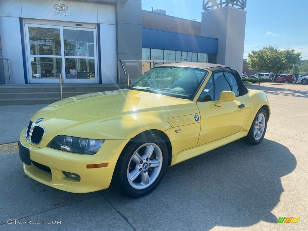 2000 Z3 2.3 Roadster - Dakar Yellow / Black photo #1