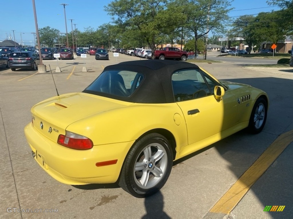 2000 Z3 2.3 Roadster - Dakar Yellow / Black photo #2