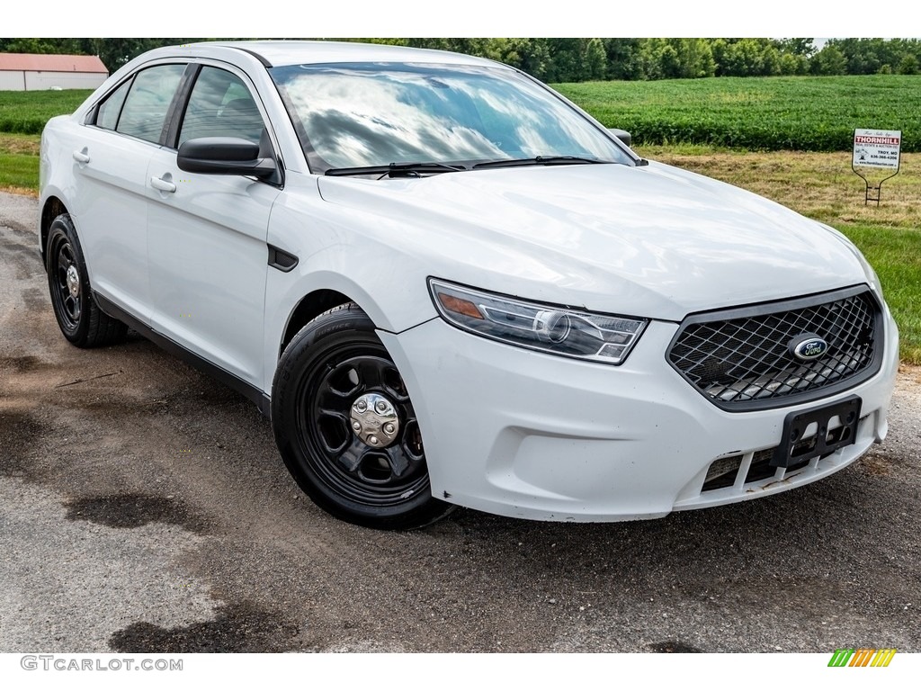 2013 Taurus Police Interceptor AWD - Oxford White / Charcoal Black photo #1
