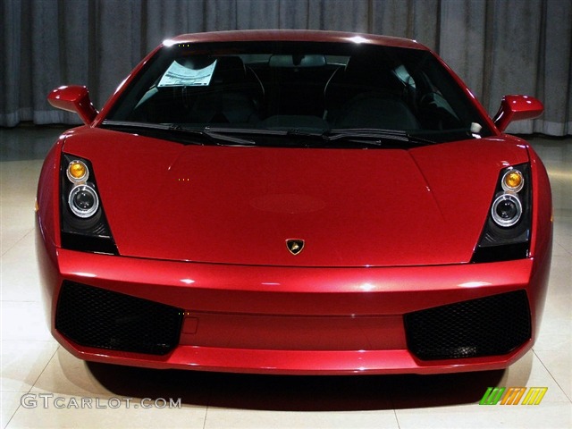 2008 Gallardo Coupe E-Gear - Rosso Leto / Black photo #4