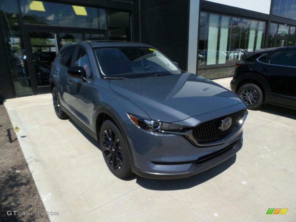 2021 CX-5 Carbon Edition Turbo AWD - Polymetal Gray / Red photo #1