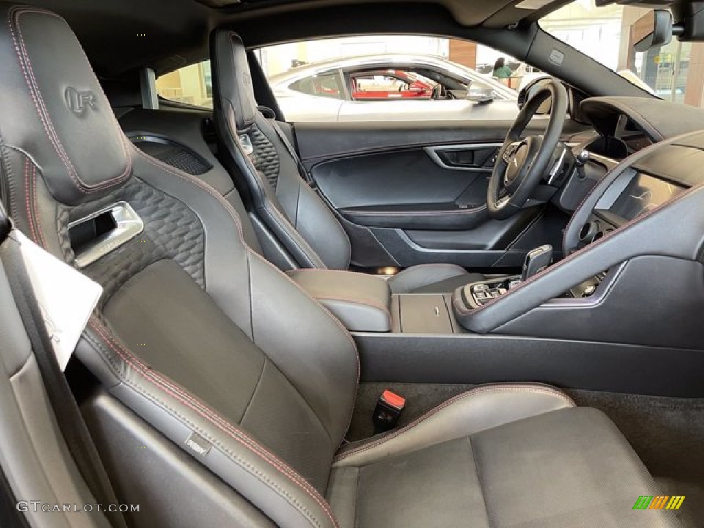 Ebony Interior 2021 Jaguar F-TYPE R AWD Coupe Photo #142623886