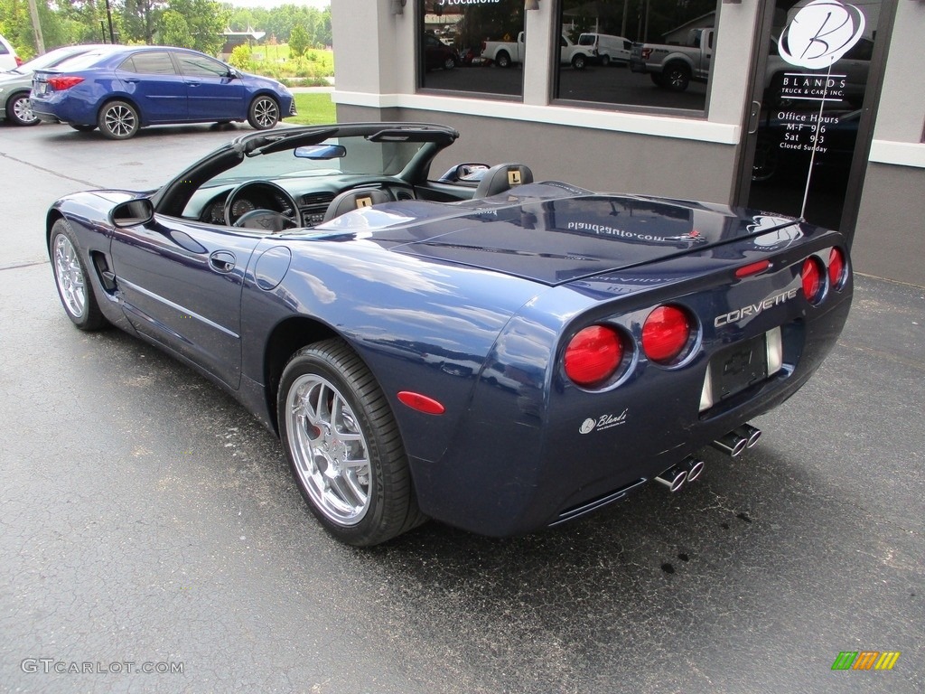2000 Corvette Convertible - Navy Blue Metallic / Light Oak photo #6