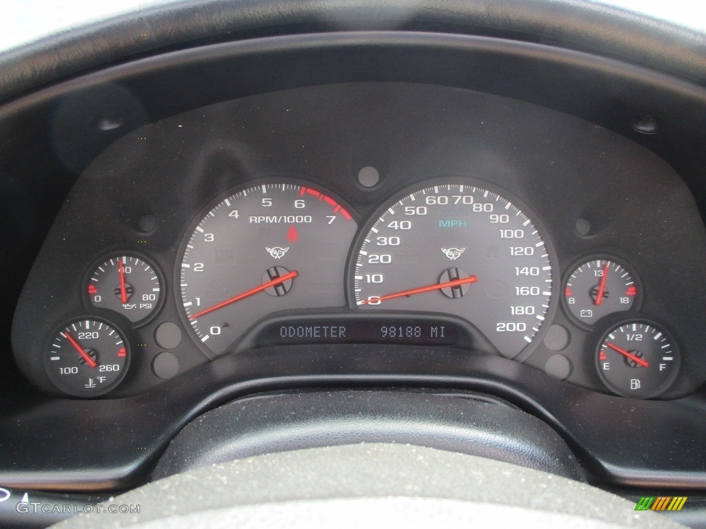 2000 Corvette Convertible - Navy Blue Metallic / Light Oak photo #14