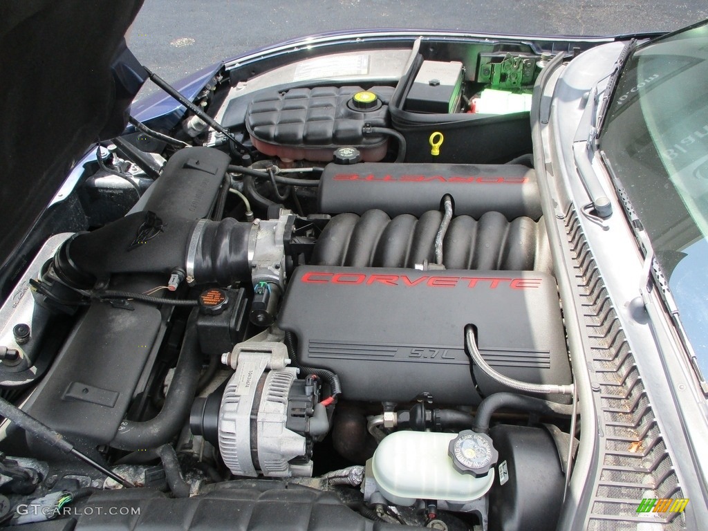 2000 Corvette Convertible - Navy Blue Metallic / Light Oak photo #19