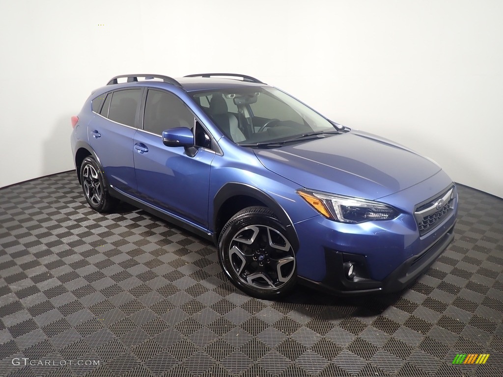 2019 Crosstrek 2.0i Limited - Quartz Blue Pearl / Gray photo #6