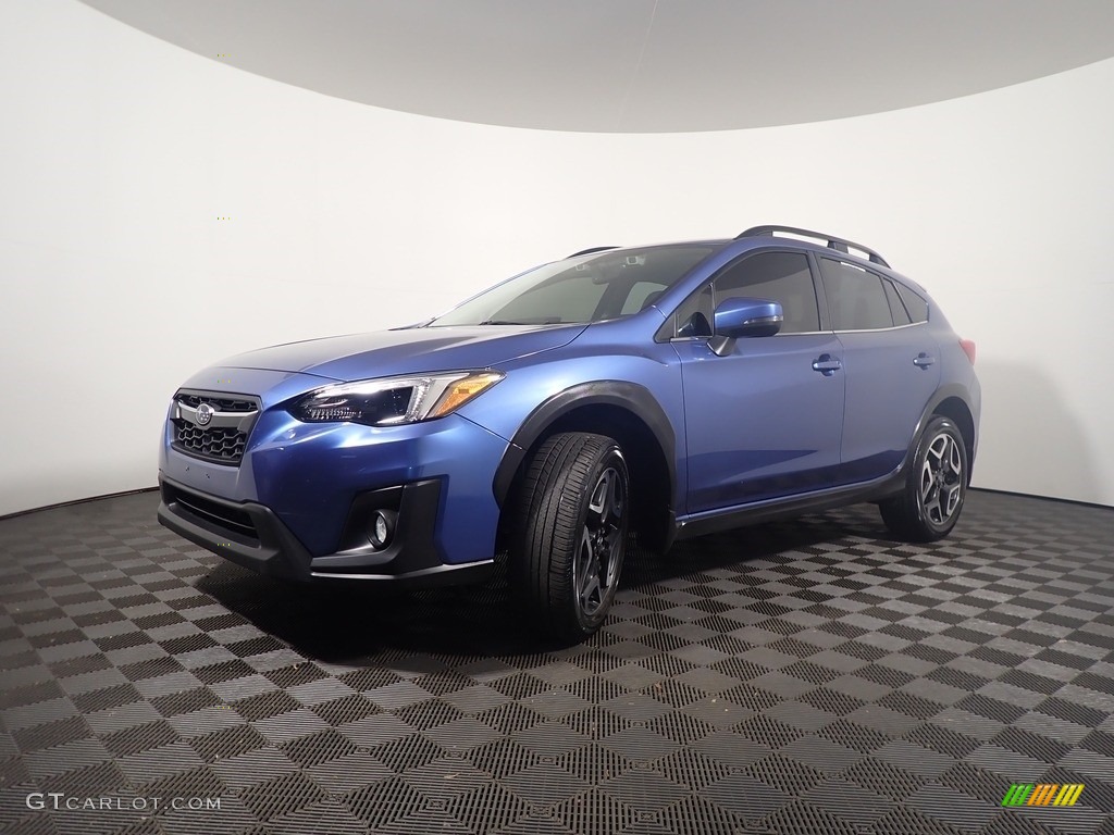 2019 Crosstrek 2.0i Limited - Quartz Blue Pearl / Gray photo #11