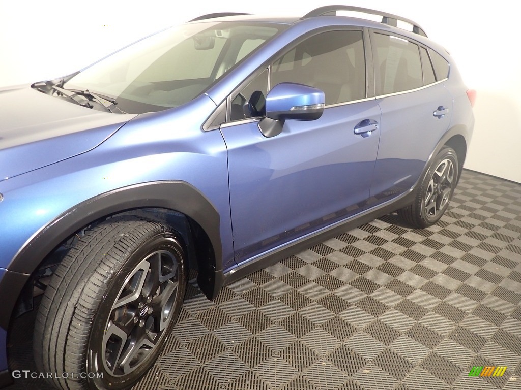 2019 Crosstrek 2.0i Limited - Quartz Blue Pearl / Gray photo #13