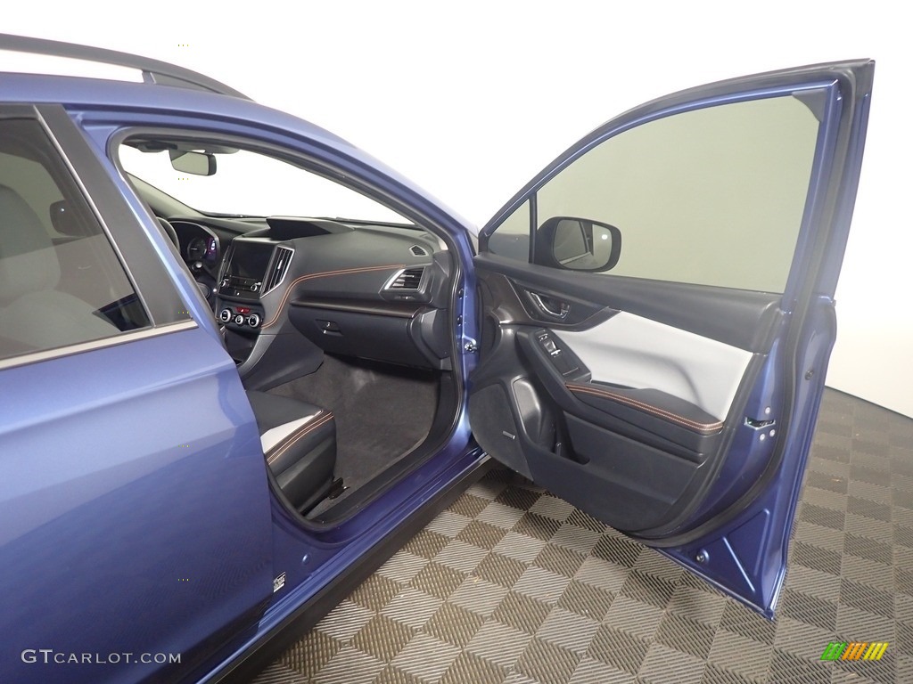 2019 Crosstrek 2.0i Limited - Quartz Blue Pearl / Gray photo #41