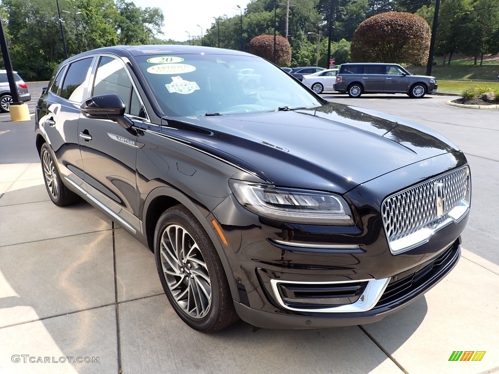 Infinite Black 2020 Lincoln Nautilus Reserve AWD Exterior Photo #142624725