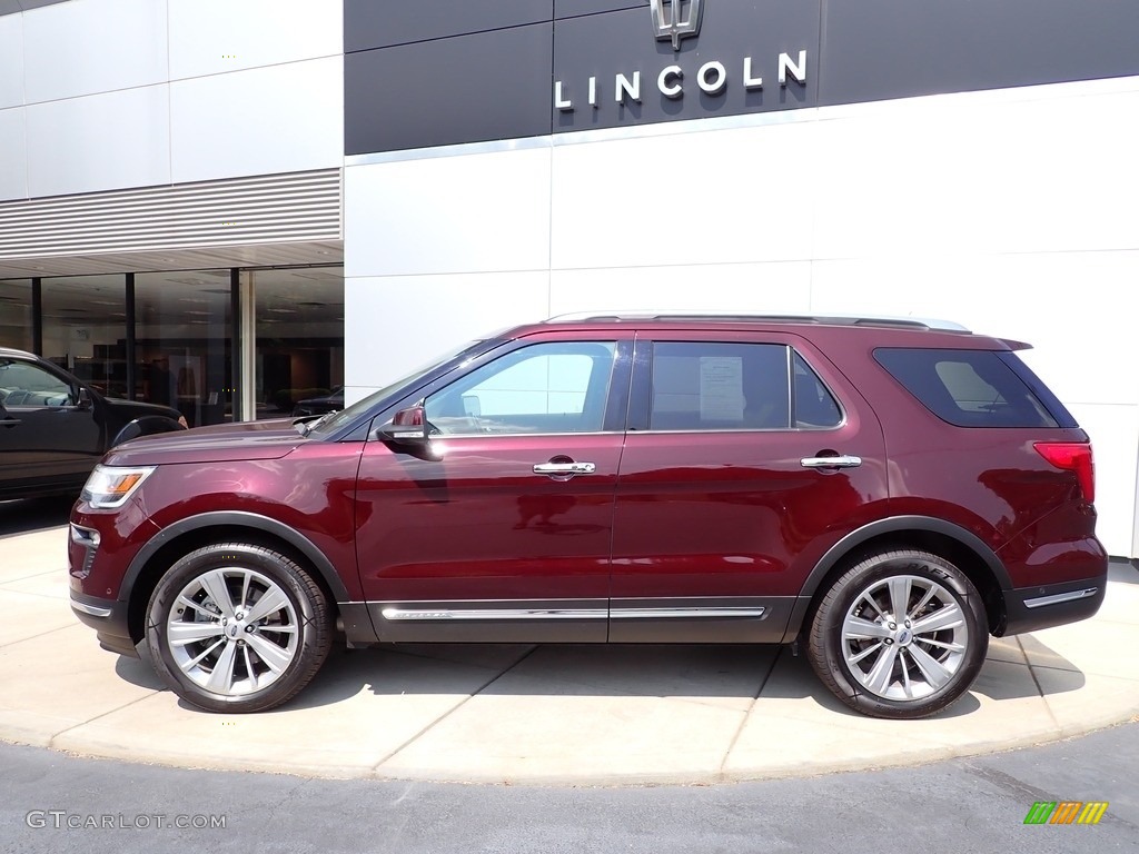 2018 Explorer Limited 4WD - Burgundy Velvet / Medium Stone photo #2