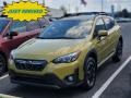 Plasma Yellow Pearl 2021 Subaru Crosstrek Premium