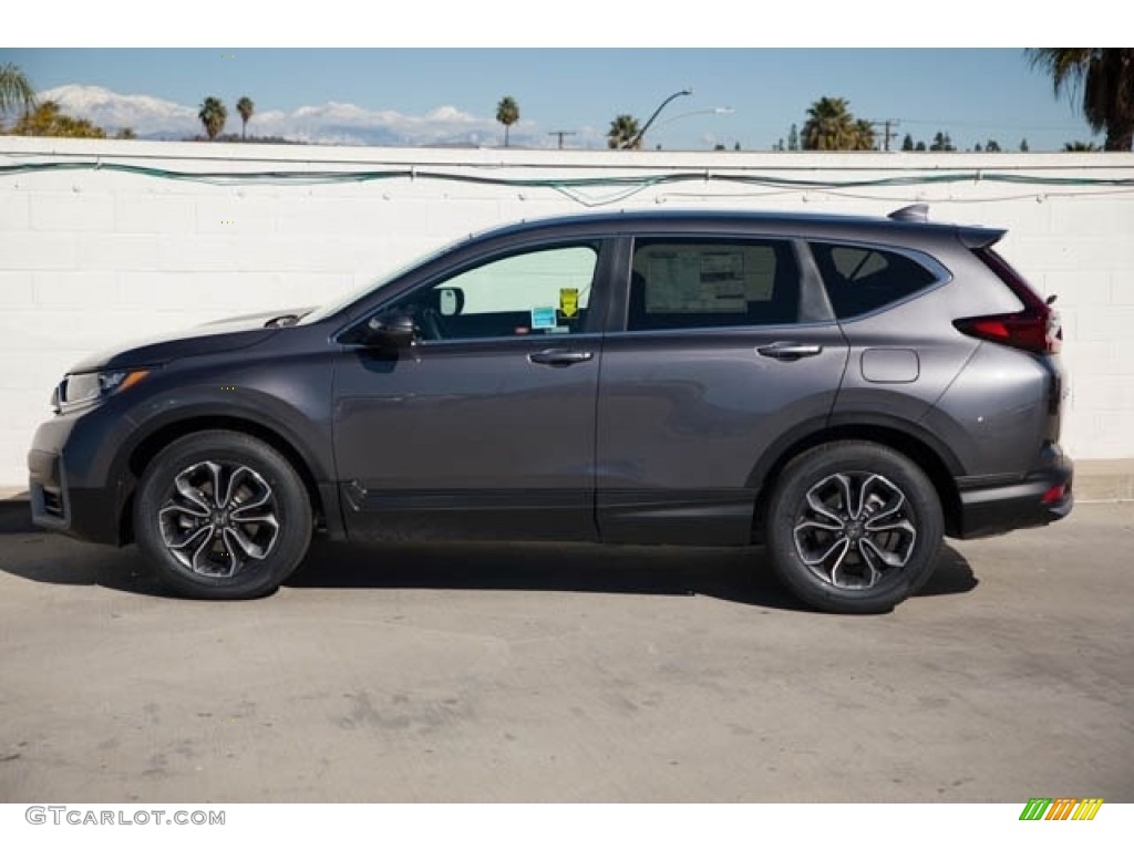 2021 CR-V EX - Modern Steel Metallic / Black photo #4